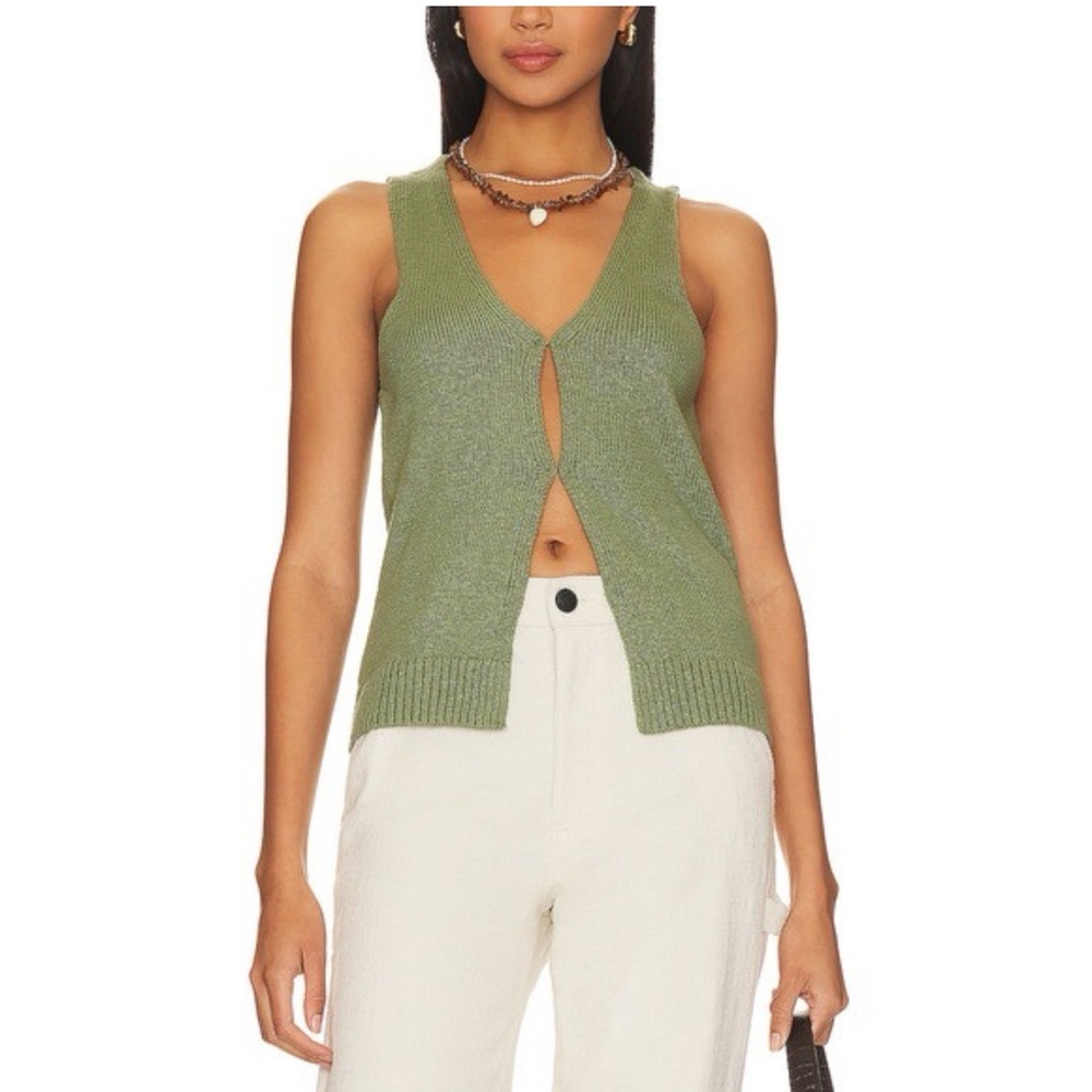 L'Academie Olive Knit Vest